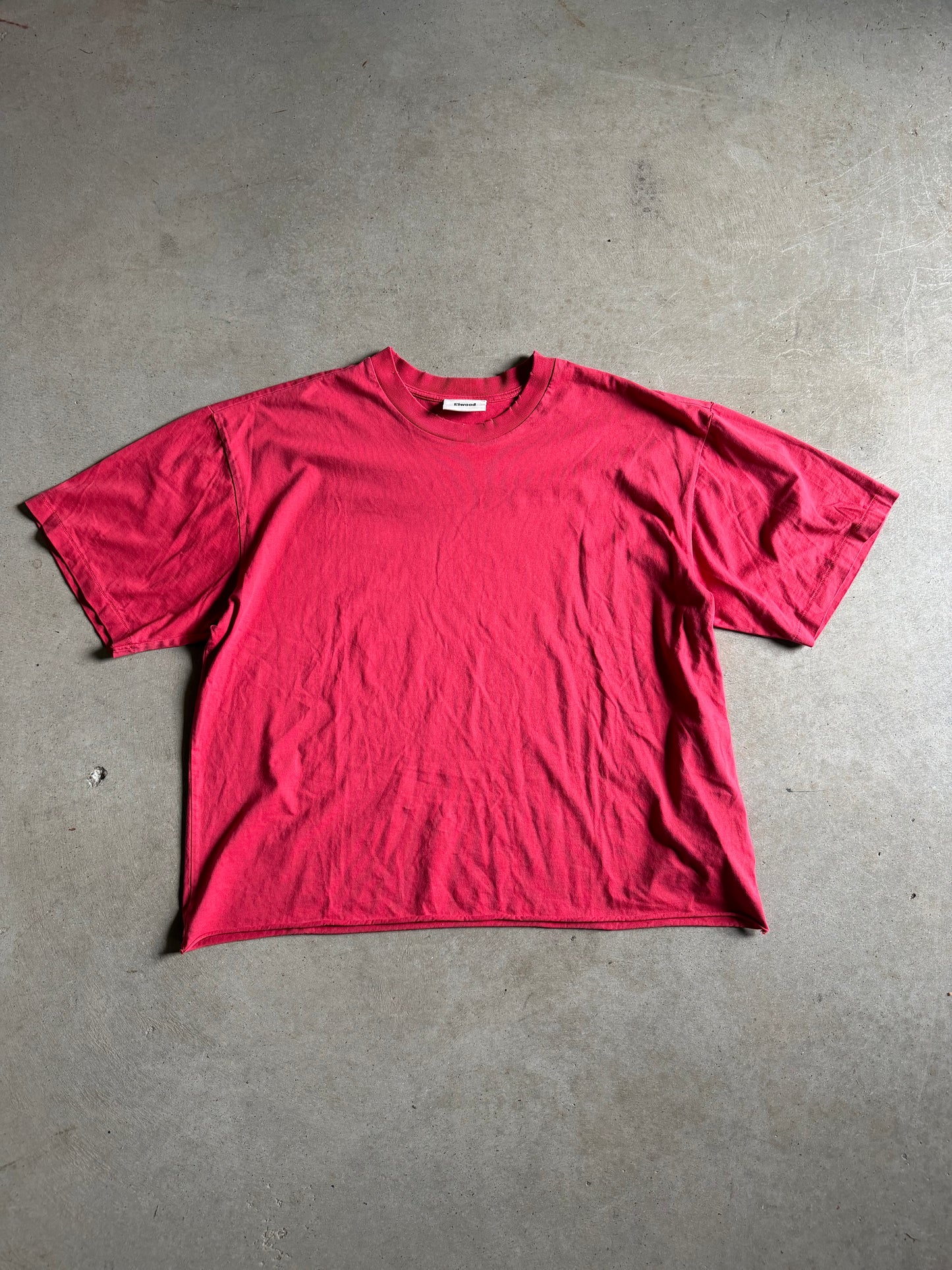 Elwood Red Tee Sz L