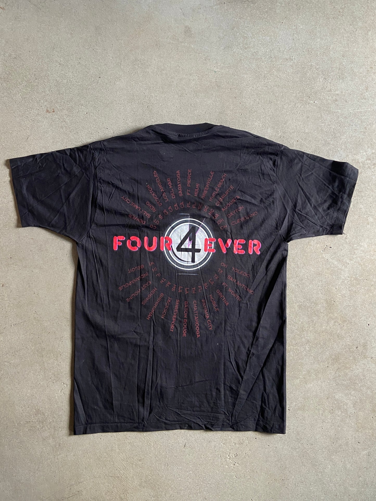 VTG Foreigner Four Ever Tee Sz L