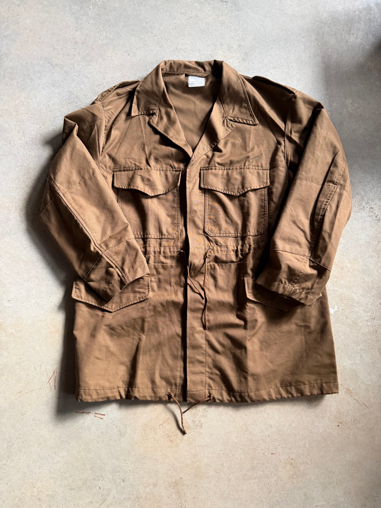 VTG Marburg MNFRS Jacket Fielddres Brown Jacket Sz XL