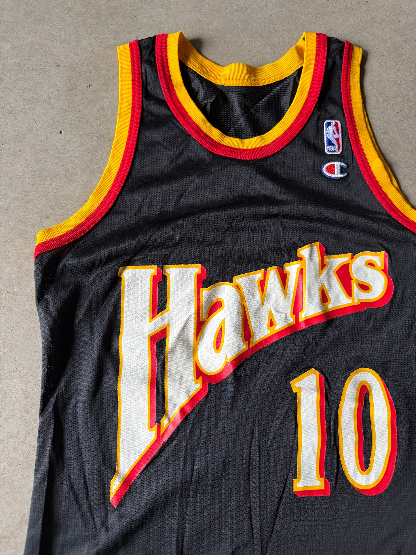 VTG Atlanta Hawks Mookie Blaylock Champion Jersey Sz 40