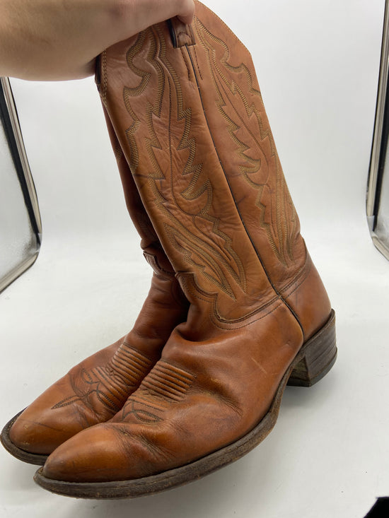 Preowned Patina Cowboy Boots Sz 9.5M