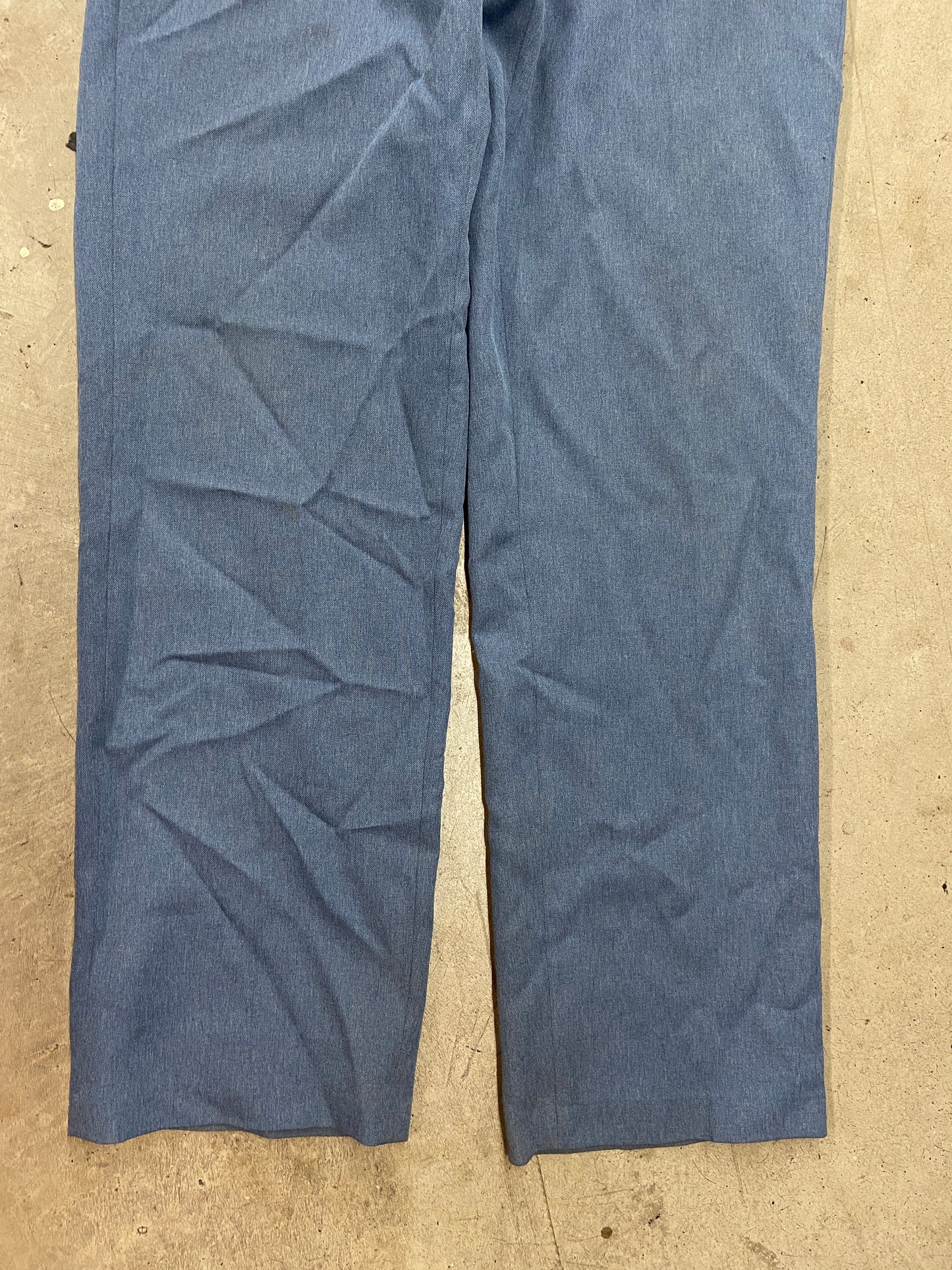 VTG Levi's Blue Action Slack Trousers Sz 33x32