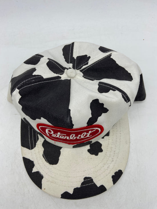 Vintage Peterbilt Cowprint Snapback Hat