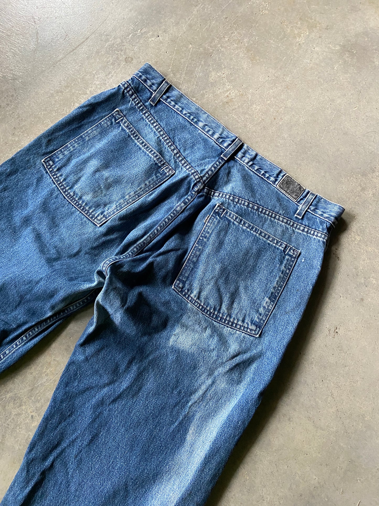 VTG Levi's Silvertab Denim Jeans Sz 36x33