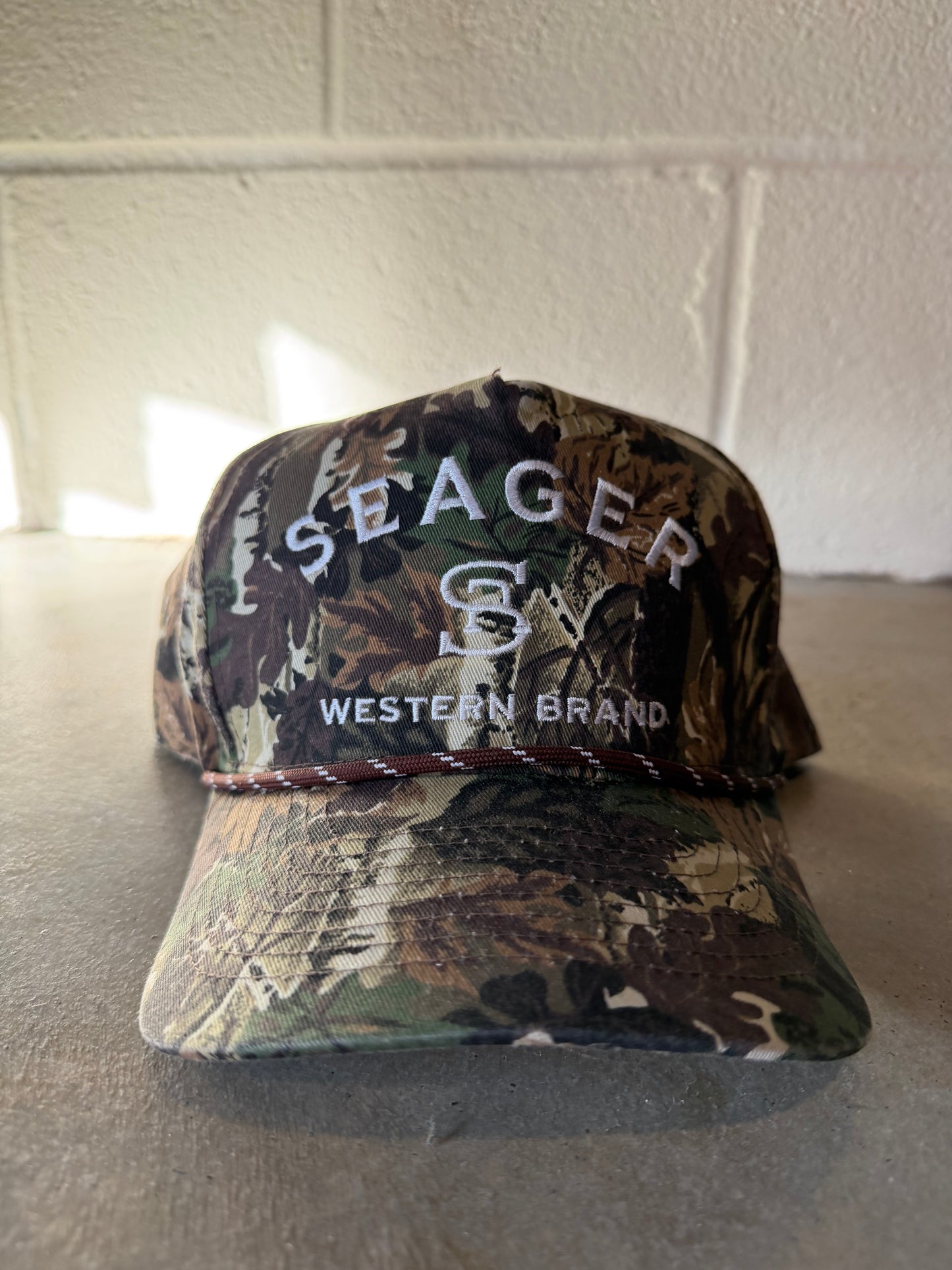 Seager Werstern Brand Camo Hat