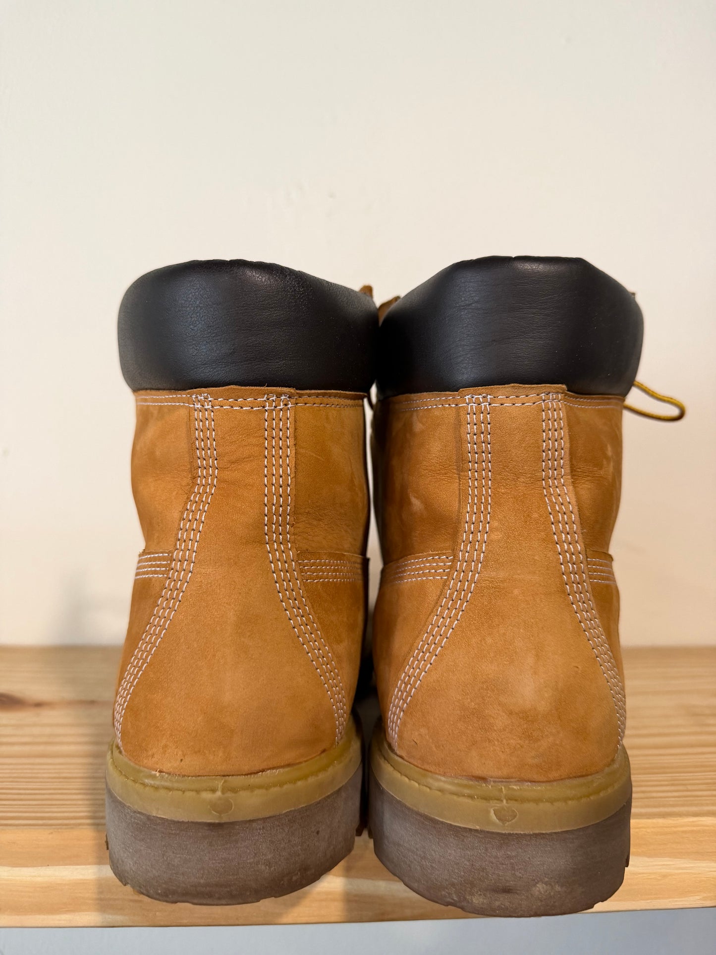 Preowned Timberland 6" Premium Waterproof Boot Wheat Sz 13M/14.5W