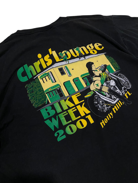 VTG Chris' Lounge Bike Week 2001 Holly Hill, FL Tee Sz XL