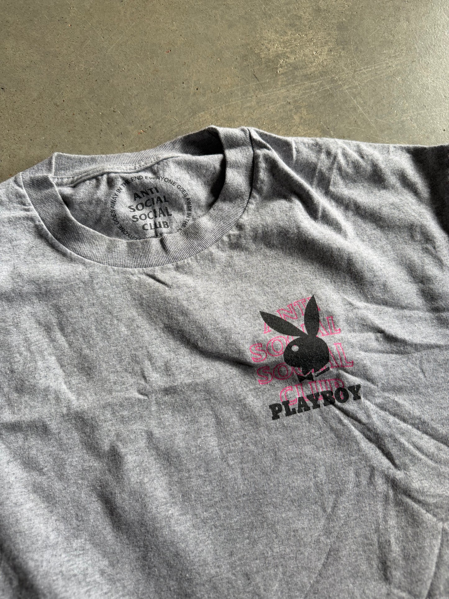 Playboy Anti Social Social Club Tee Sz XL