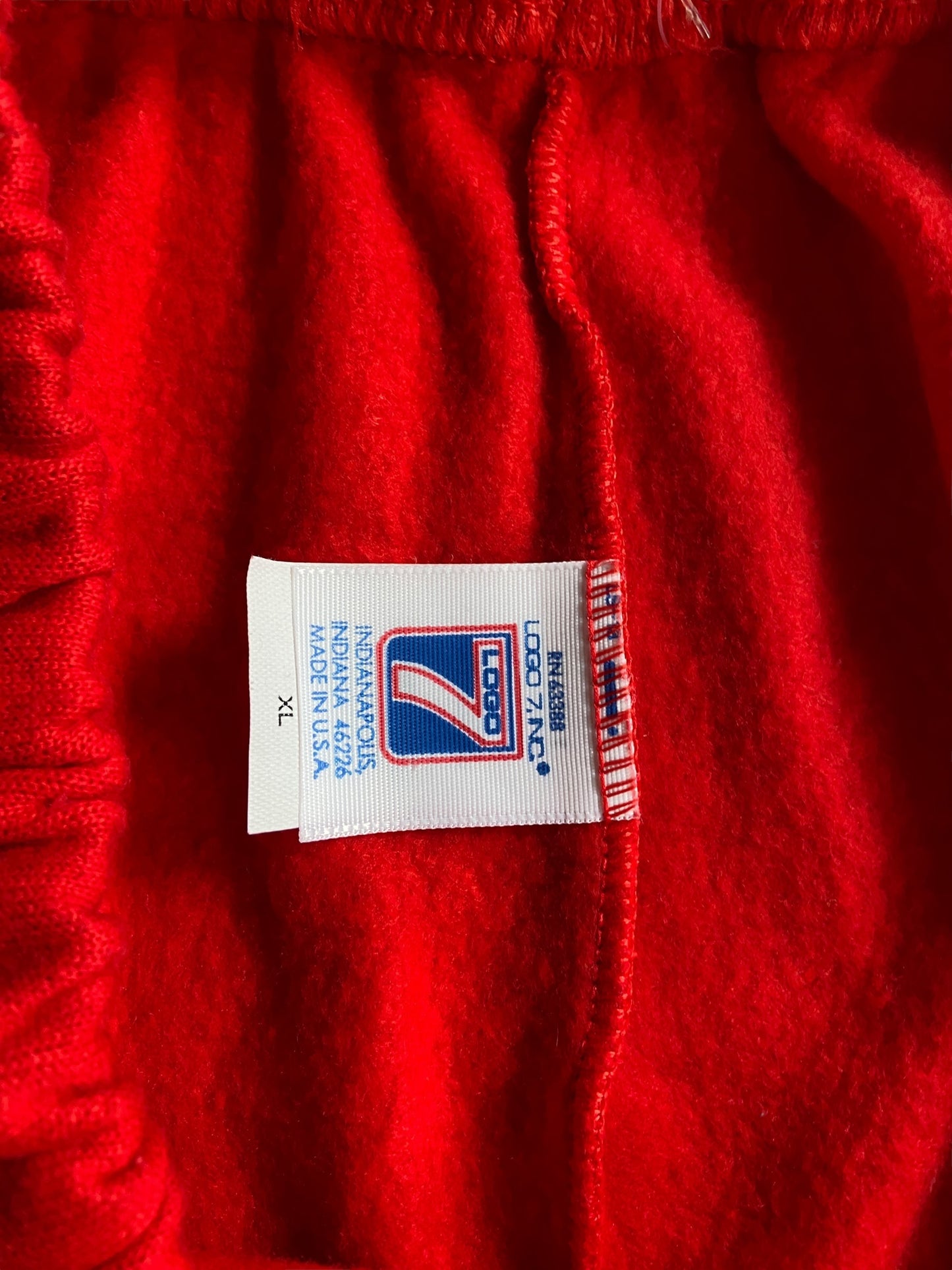 VTG Logo 7 Indiana Hoosiers Spellout Sweatpants Sz XL