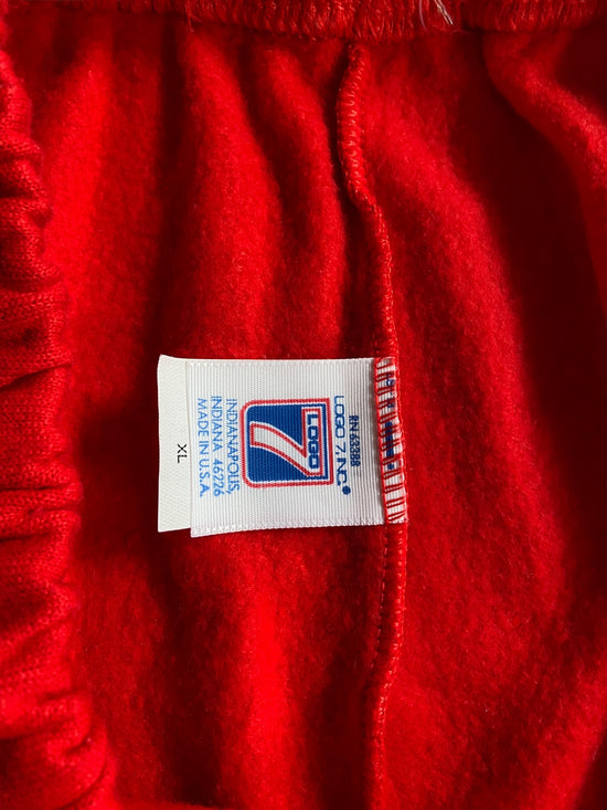 VTG Logo 7 Indiana Hoosiers Spellout Sweatpants Sz XL