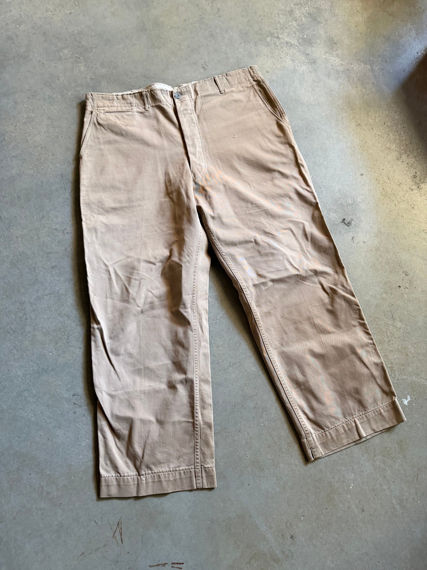 VTG US Army Khaki Pants Sz 40x30