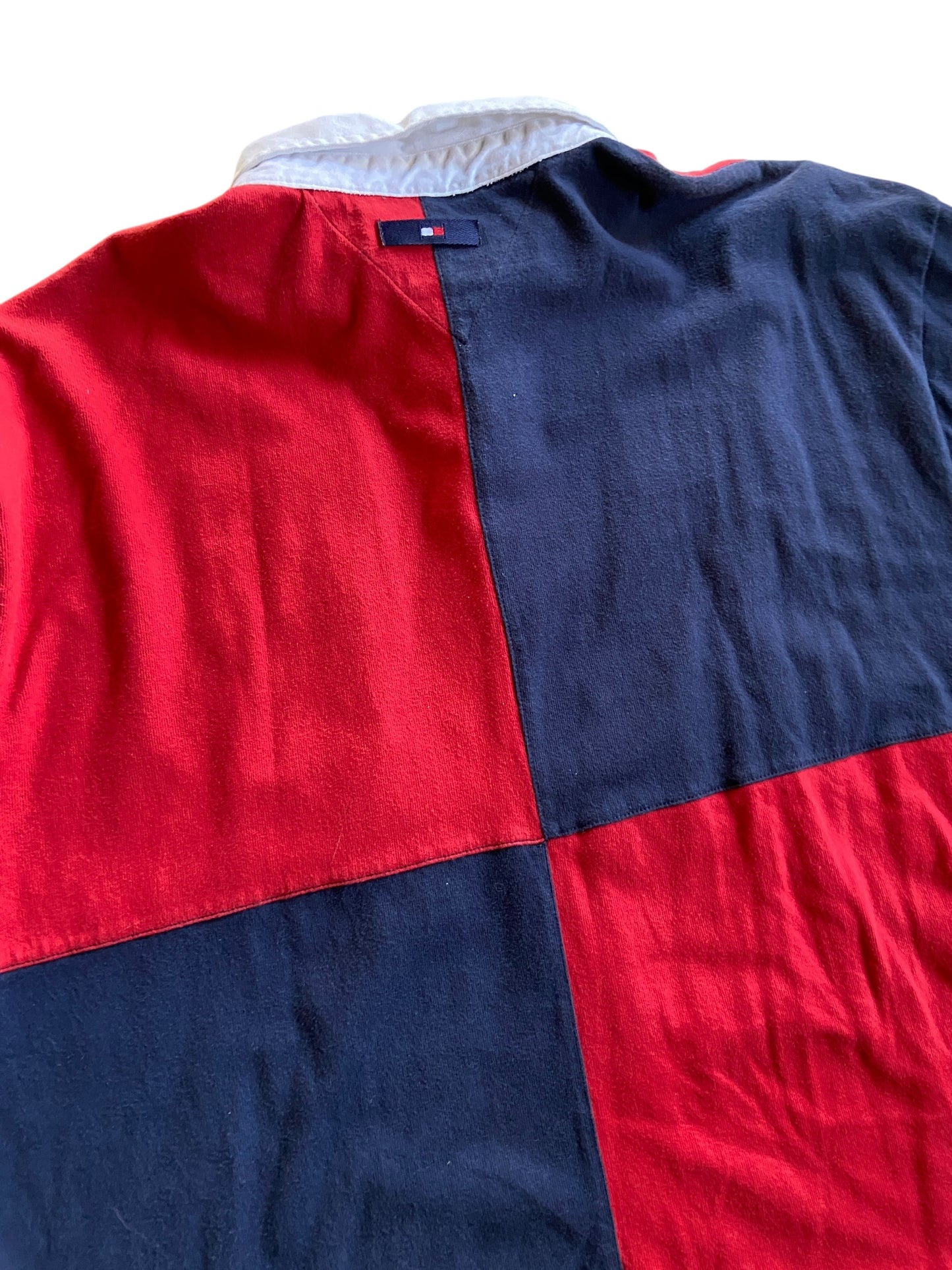 VTG Tommy Hilfiger Patch Polo Sz XL