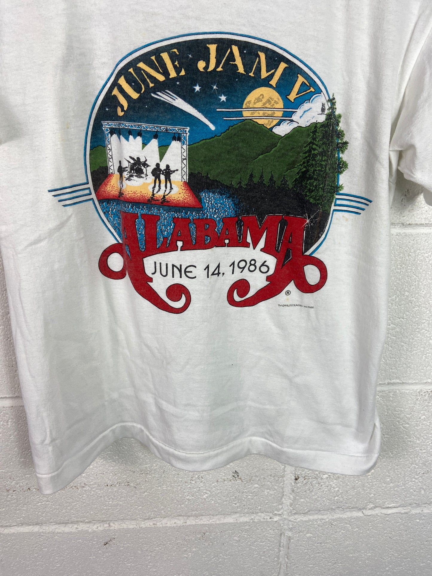 VTG June Jammer Alabama 1986 Tee Sz M