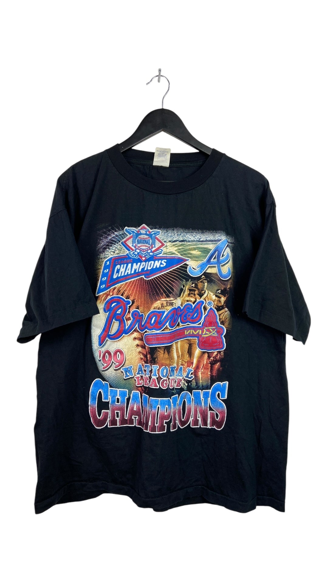 VTG Atlanta Braves '99 Nat'l League Champs Tee Sz XXL