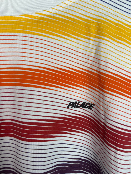 Palace Multicolor Striped Tee Sz M