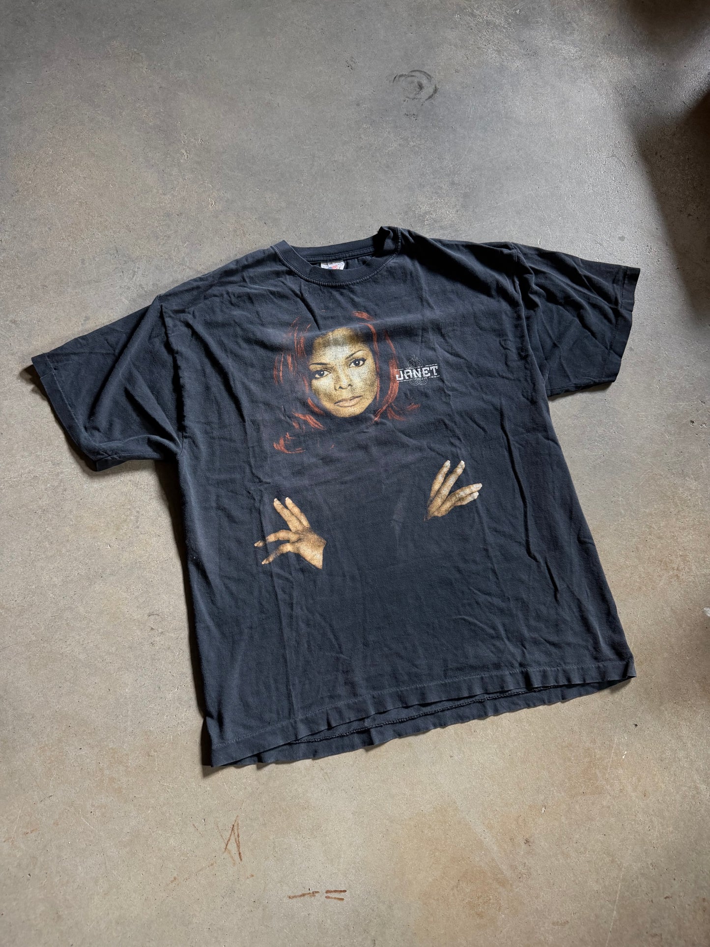 VTG Janet Jackson The Velvet Tour 1998 Tour Tee Sz XL