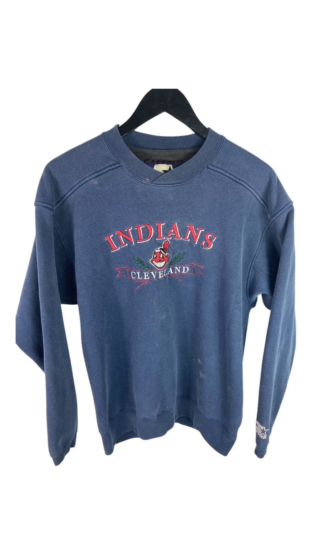 VTG Starter Cleveland Indians Sweater Sz M