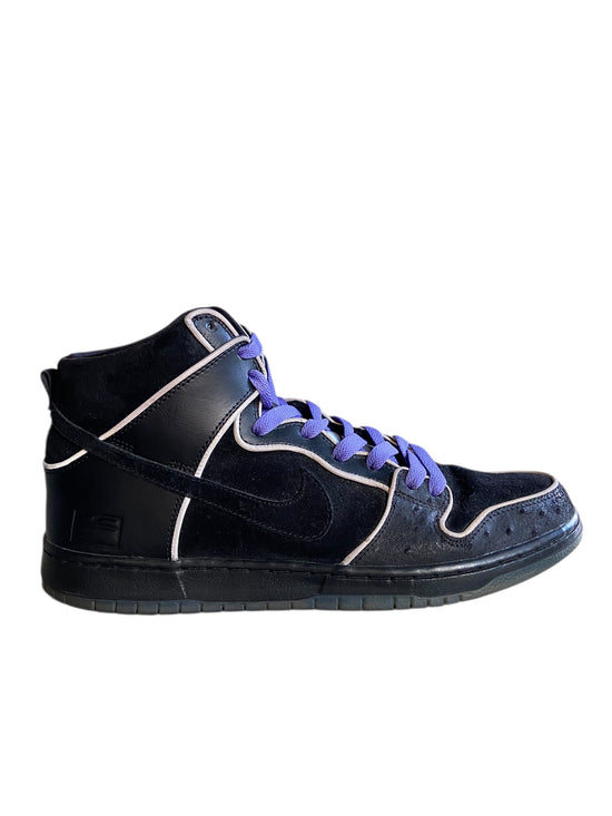 Preowned Nike SB Dunk High Purple Box Sz 12M/13.5W