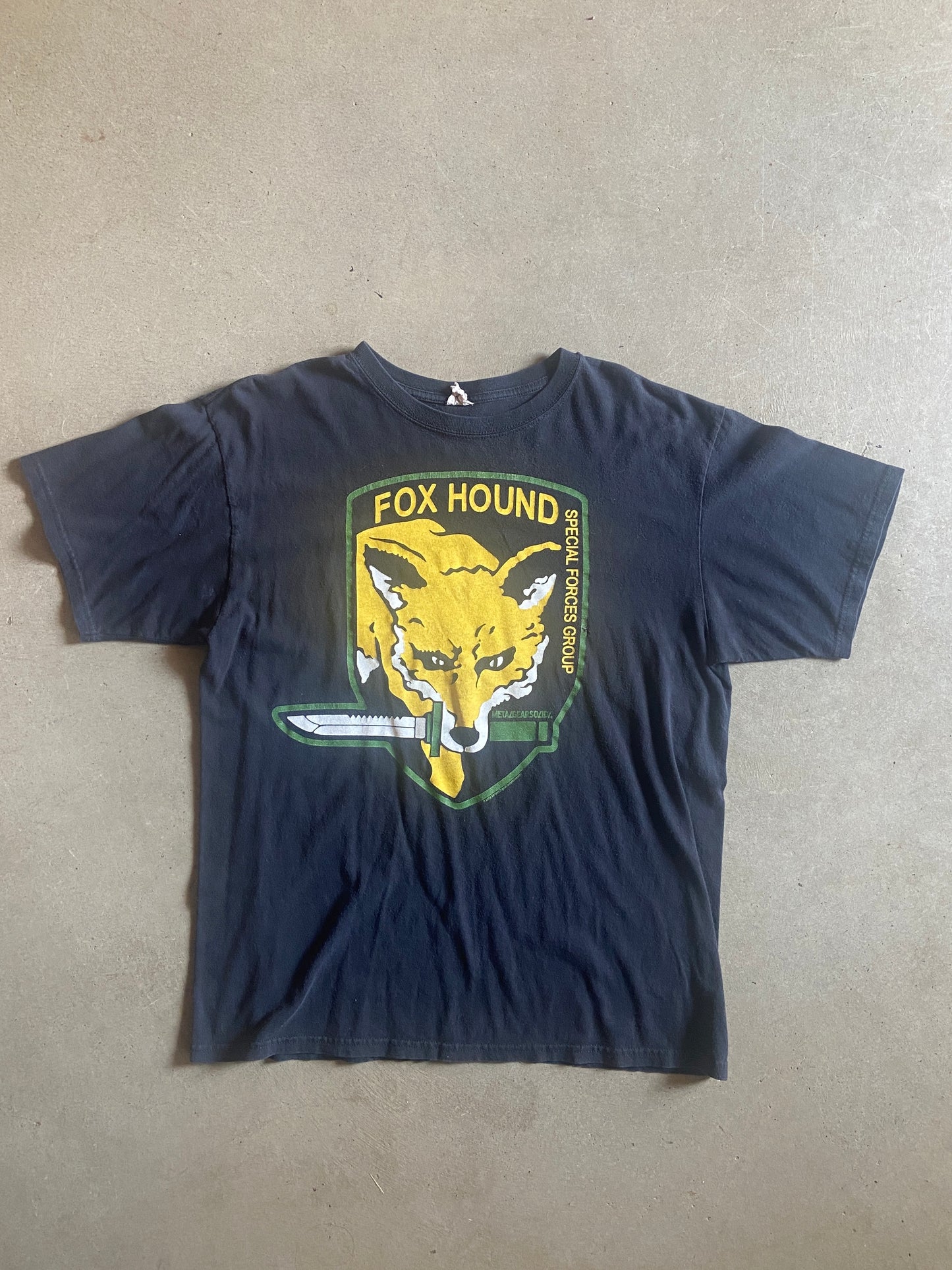 2008 Metal Gear Solid 4 IV Foxhound PS# Promo Tee Sz Med