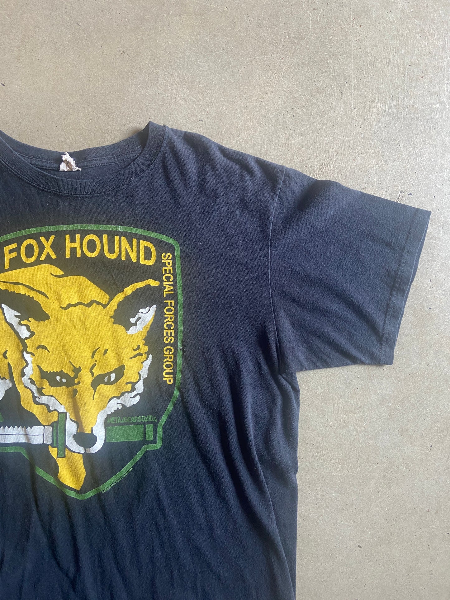 2008 Metal Gear Solid 4 IV Foxhound PS# Promo Tee Sz Med