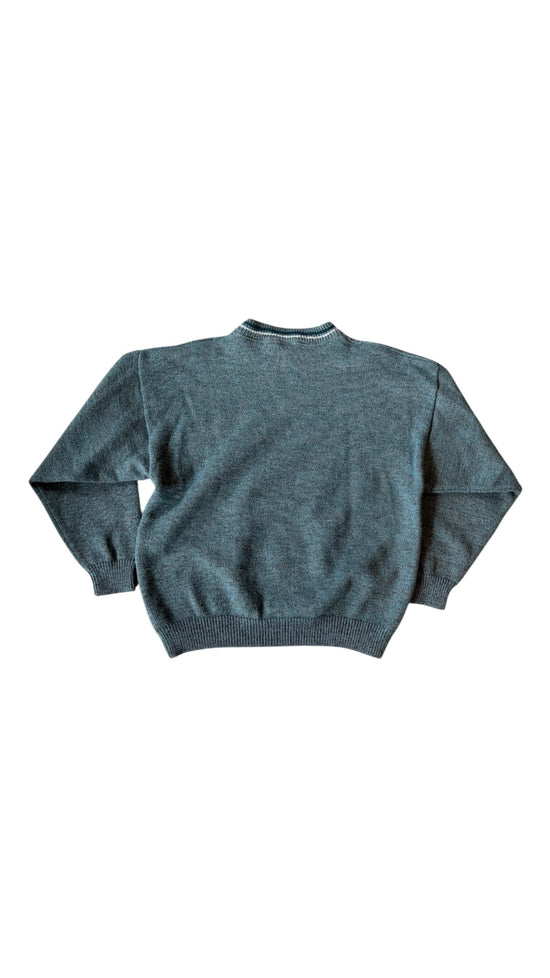 VTG North Pole Made In Italy Wool Blend Sweater Sz L