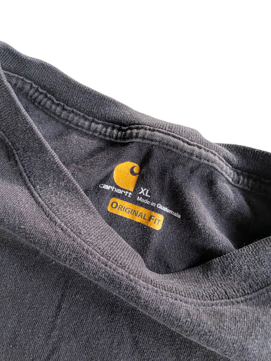 Carhartt LS Black Pocket Tee Sz XL/2XL
