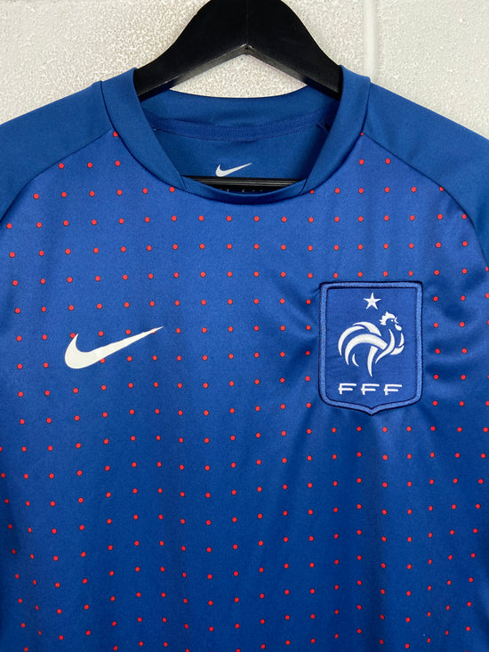 Nike France International Team Prematch Soccer Jersey Sz M