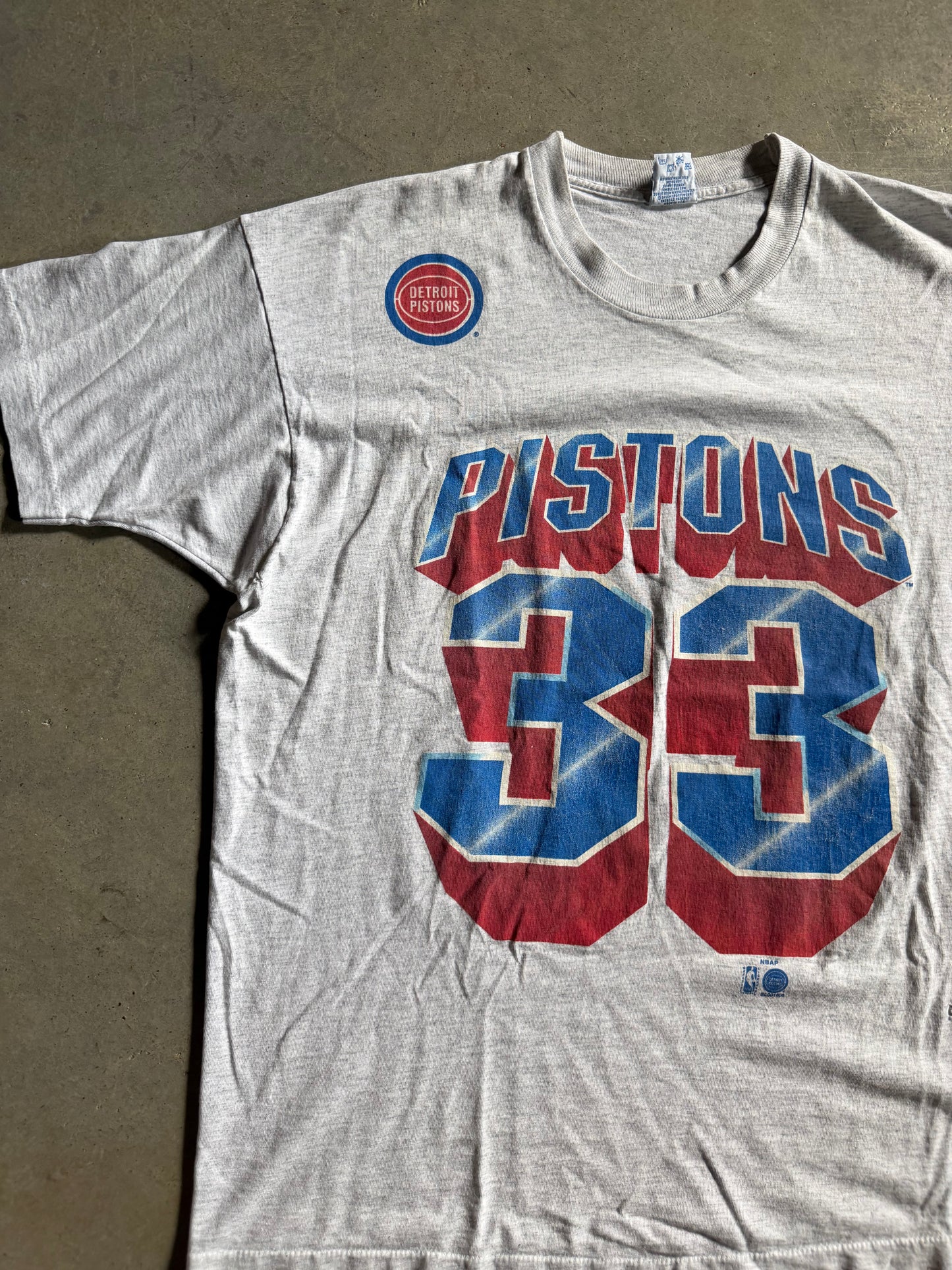 VTG Detroit Pistons Grant Hill Salem Tee Sz XL