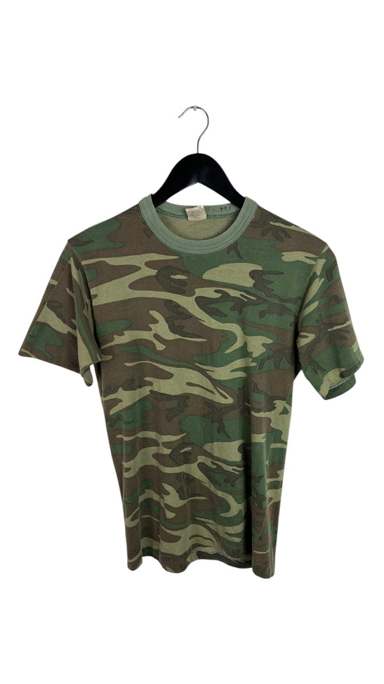 VTG Army Camo Signal Blank Tee Sz M