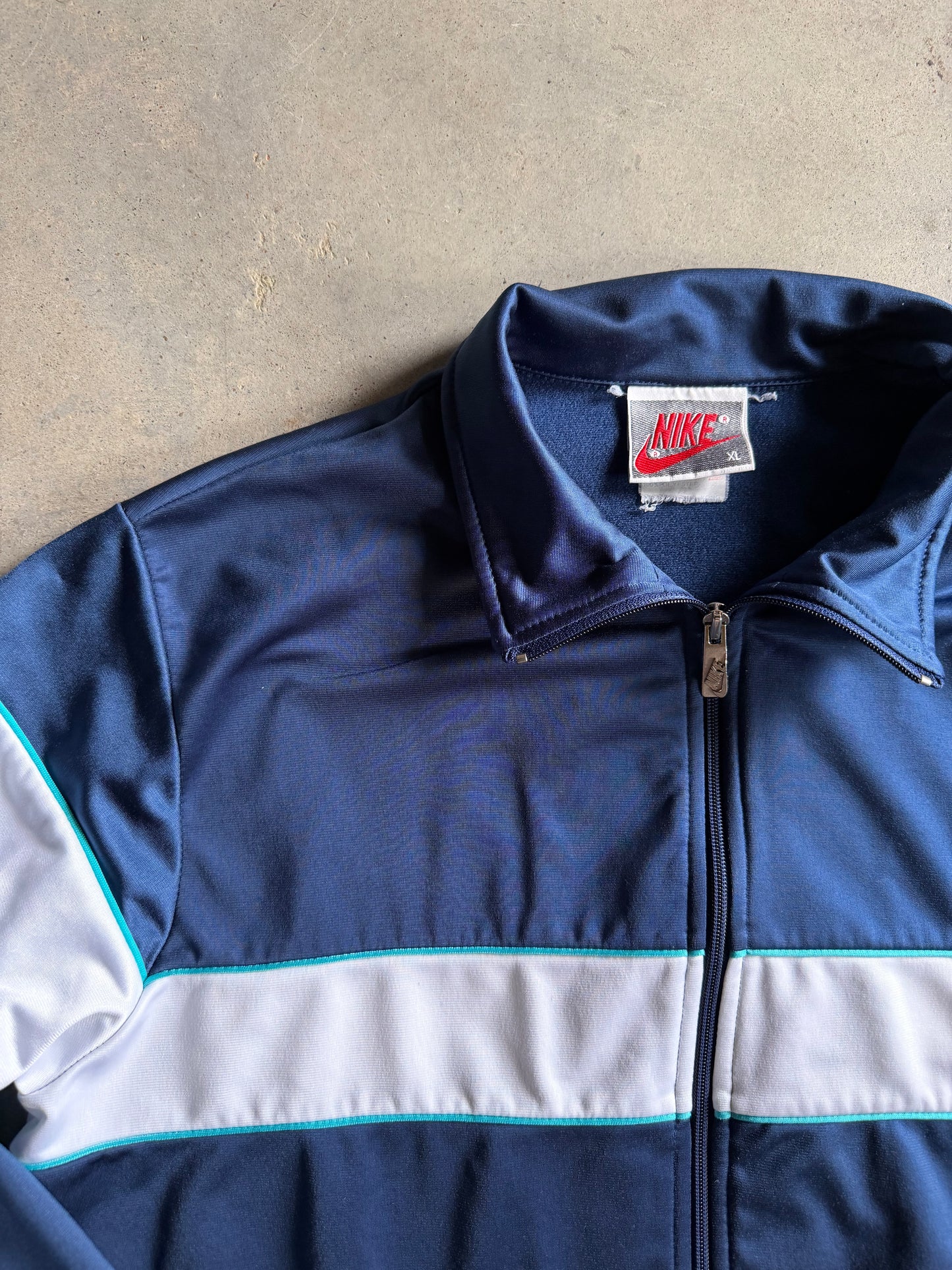 VTG Nike Sweatsuit Blue/White Jacket Sz XL