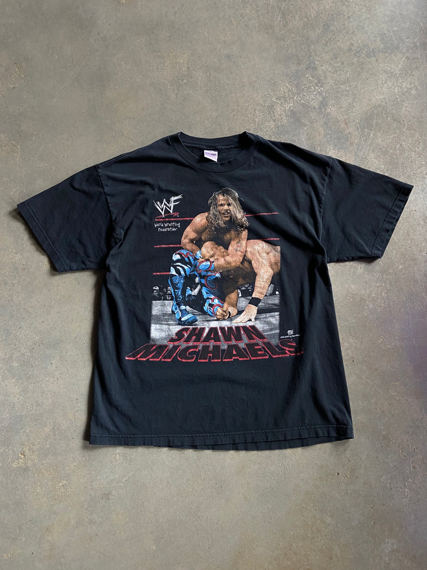 VTG Shawn Michaels WWF Wrestling Tee Sz XL