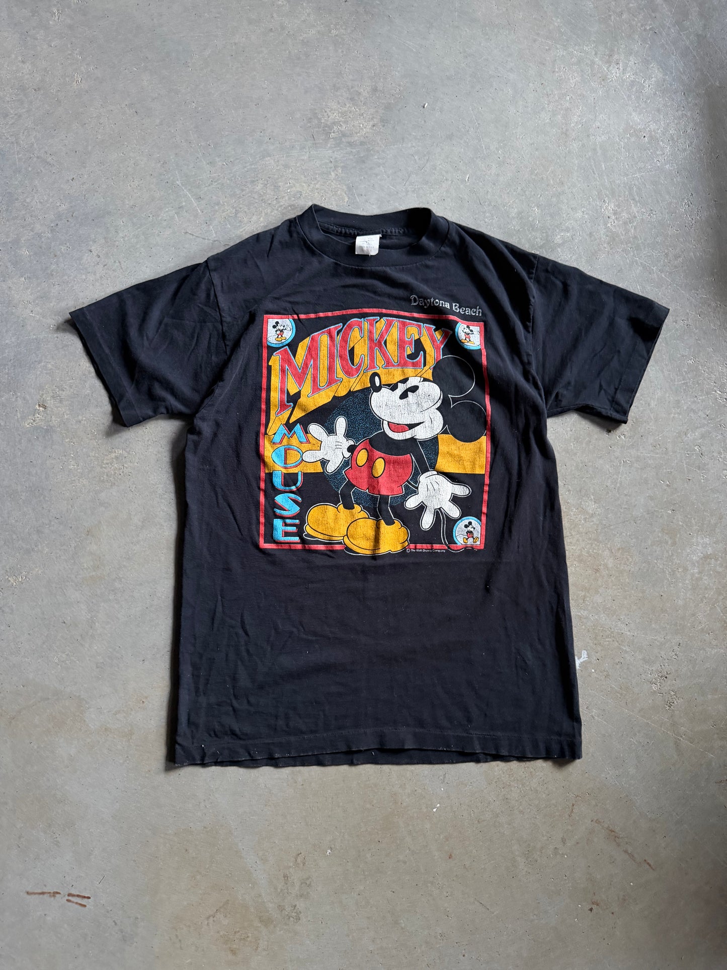 VTG Mickey Mouse Daytona Beach Tee Sz S