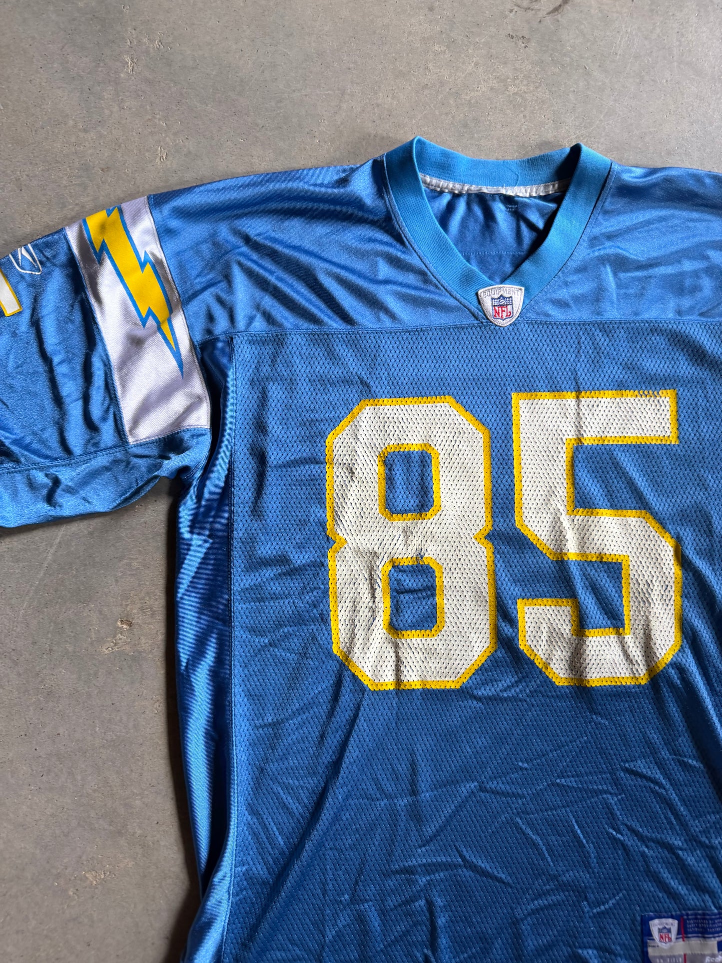 VTG San Diego Chargers Antonio Gates Chargers Jersey Sz L