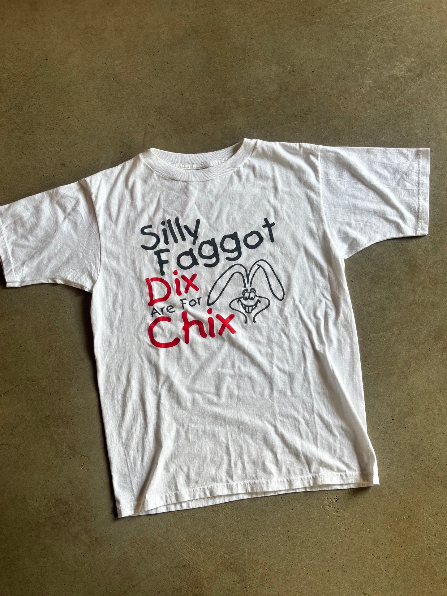VTG Trix Bootleg "Dix are for Chix" Tee Sz L