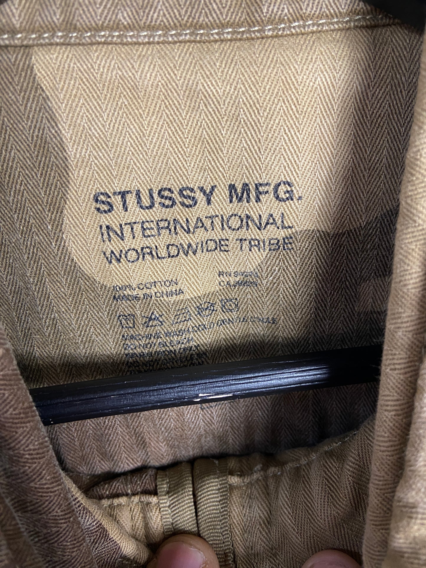 Stussy MFG. Desert Camo Army Jacket Sz M