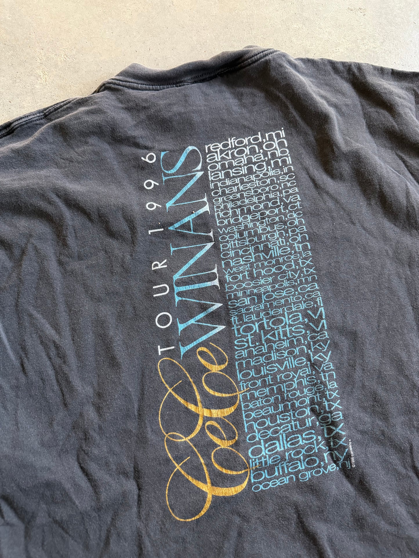 VTG Cece Winans Alone In His Presence Tee Sz XL