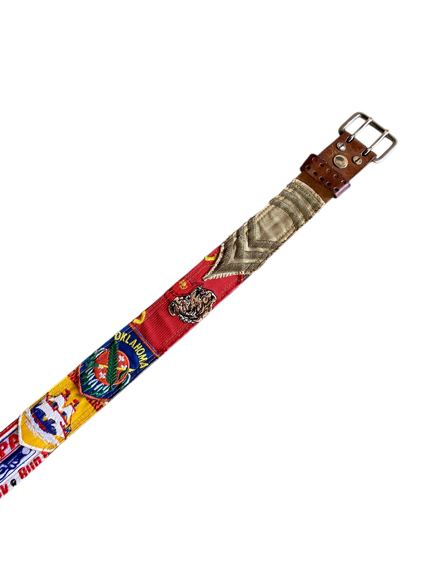 david turner 8 BALL CRUST SOUVENIR BELT Sz 40