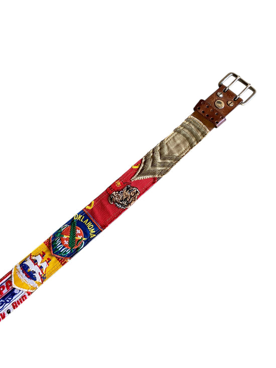 david turner 8 BALL CRUST SOUVENIR BELT Sz 40