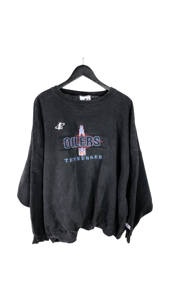 VTG Tennessee Oilers Embroidered Heavyweight Sweatshirt Sz 3XL