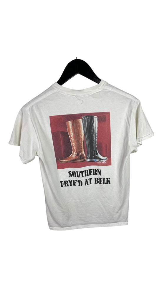 VTG Belk Boots "Southern Fry'd" Tee Sz S
