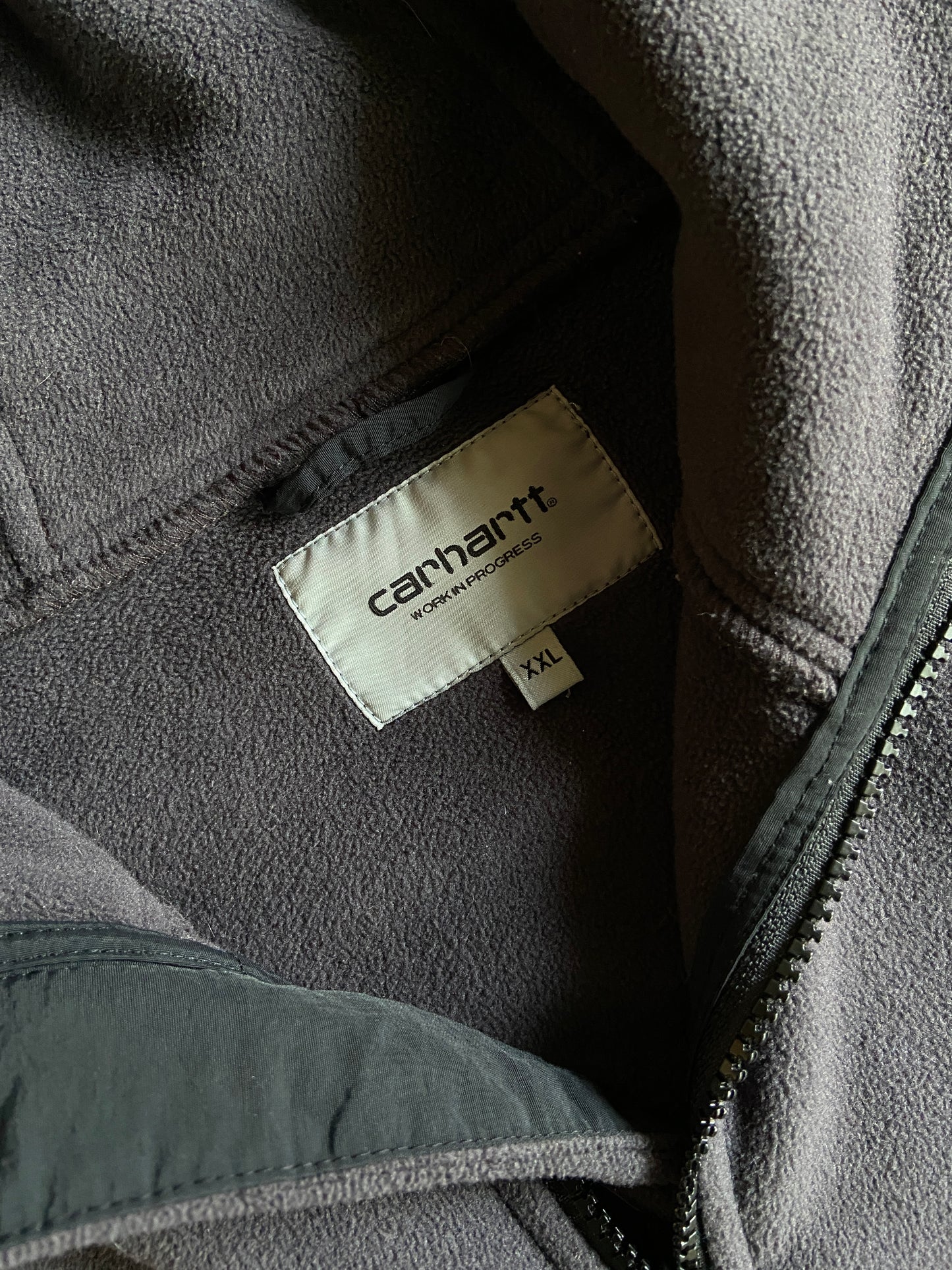 Carhartt WIP Gray Fleece Hoodie Sz 2XL