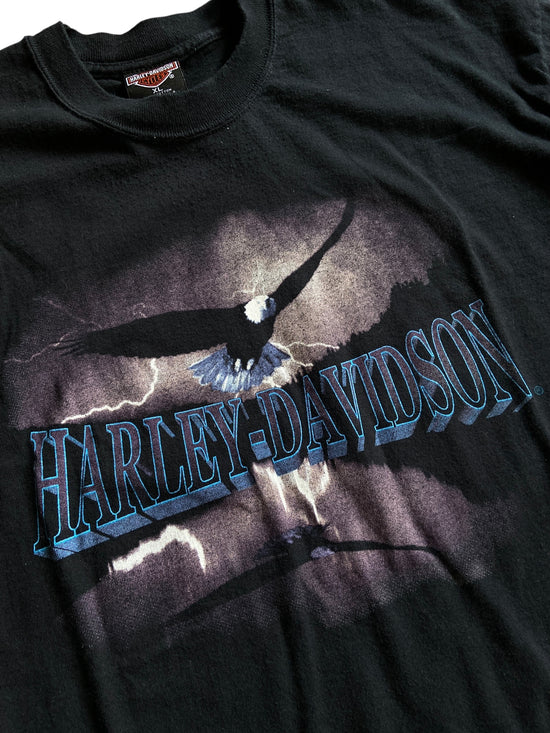 VTG Harley Davidson Eagle Lightning UAE Tee Sz XL