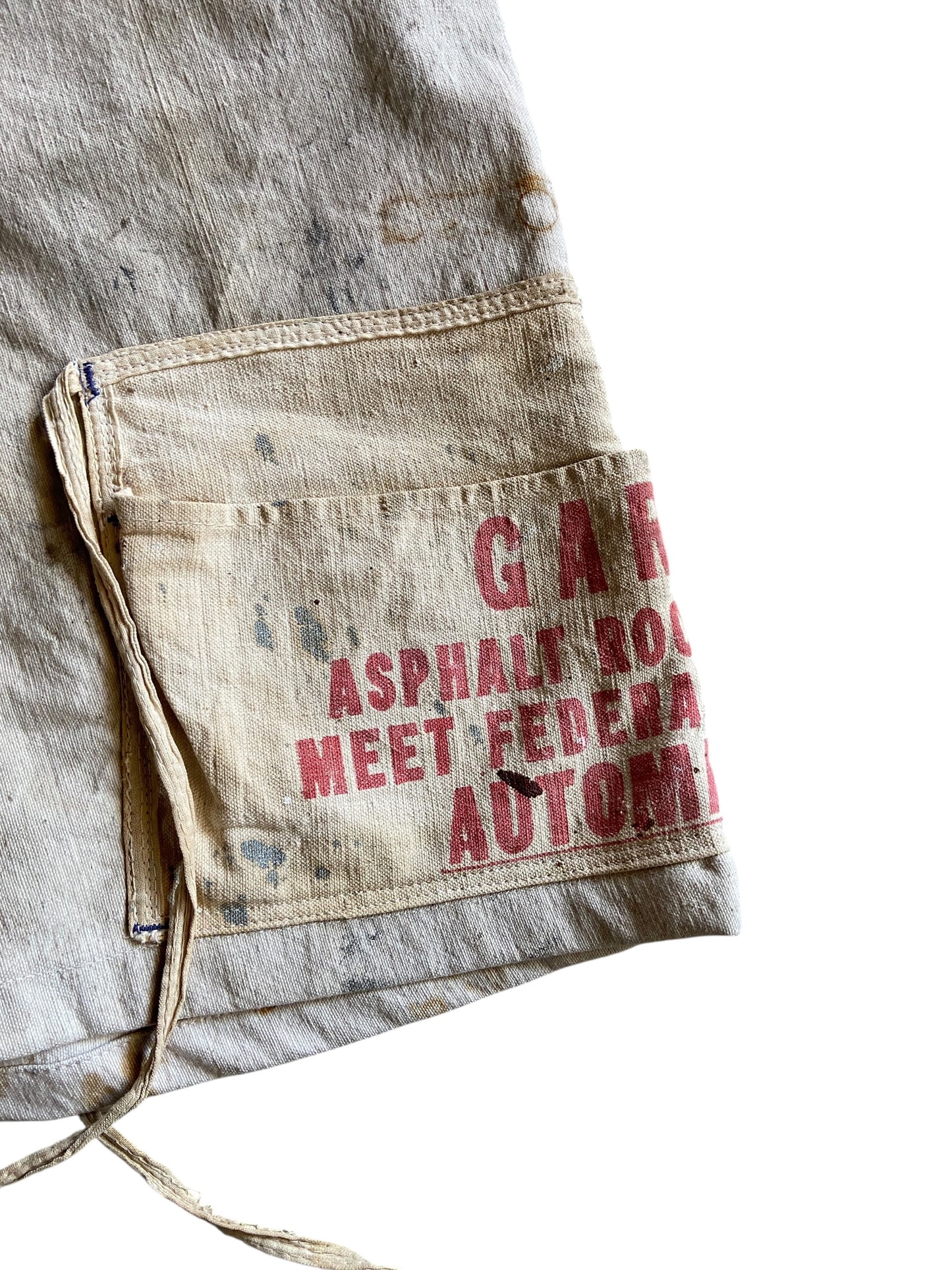 david turner LUMBER APRON LONG SHORTS Sz 36x13