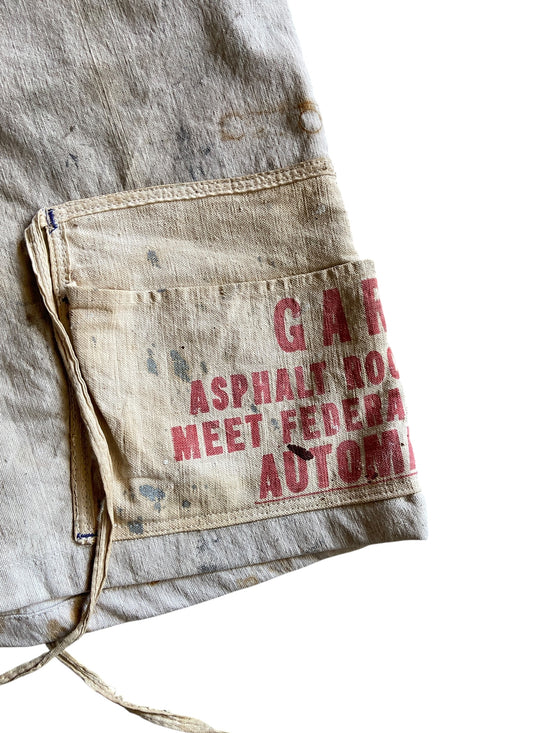 david turner LUMBER APRON LONG SHORTS Sz 36x13