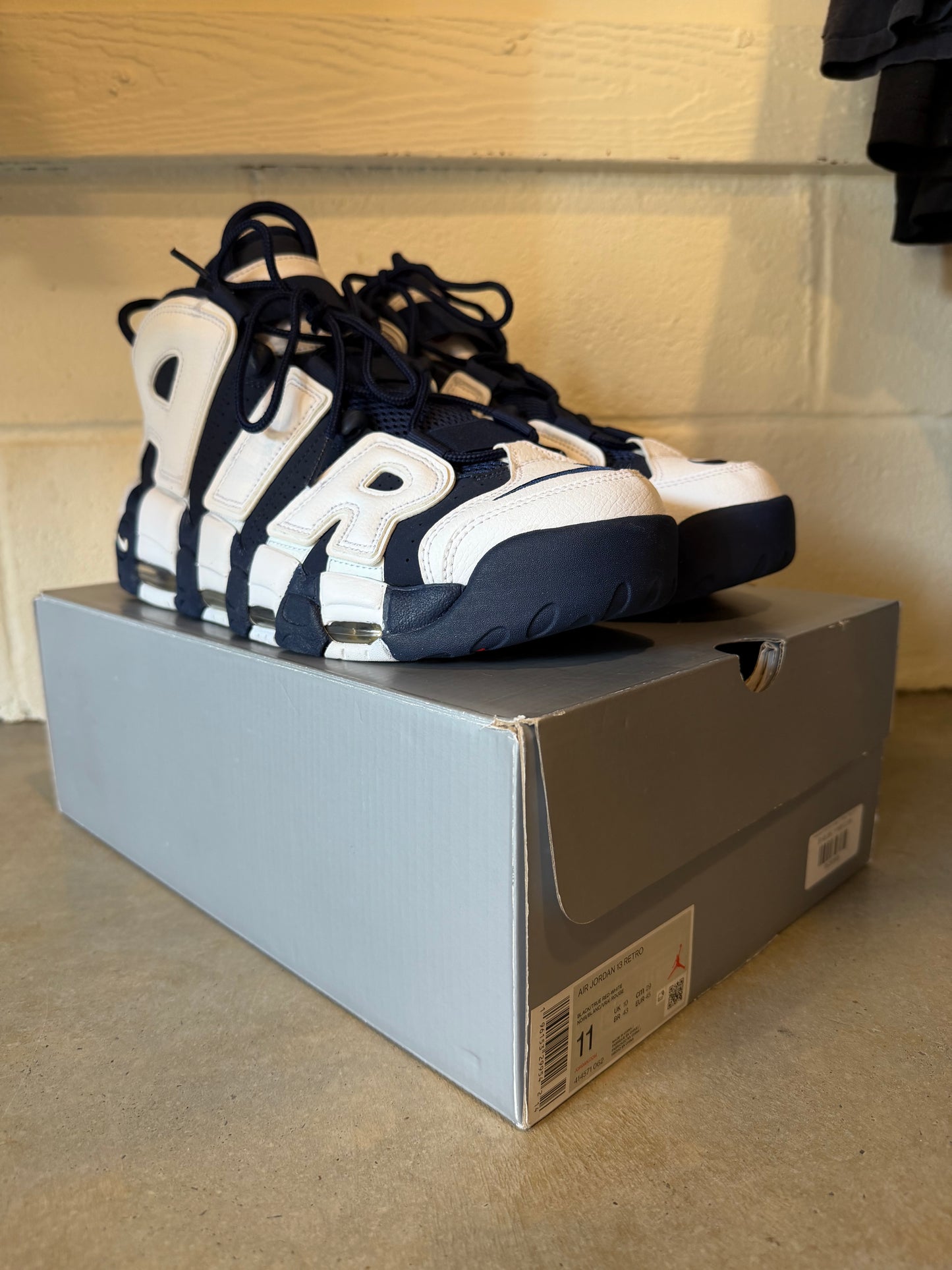 Preowned Nike Air Uptempo Olympic 2020 Sz 12M/13.5W