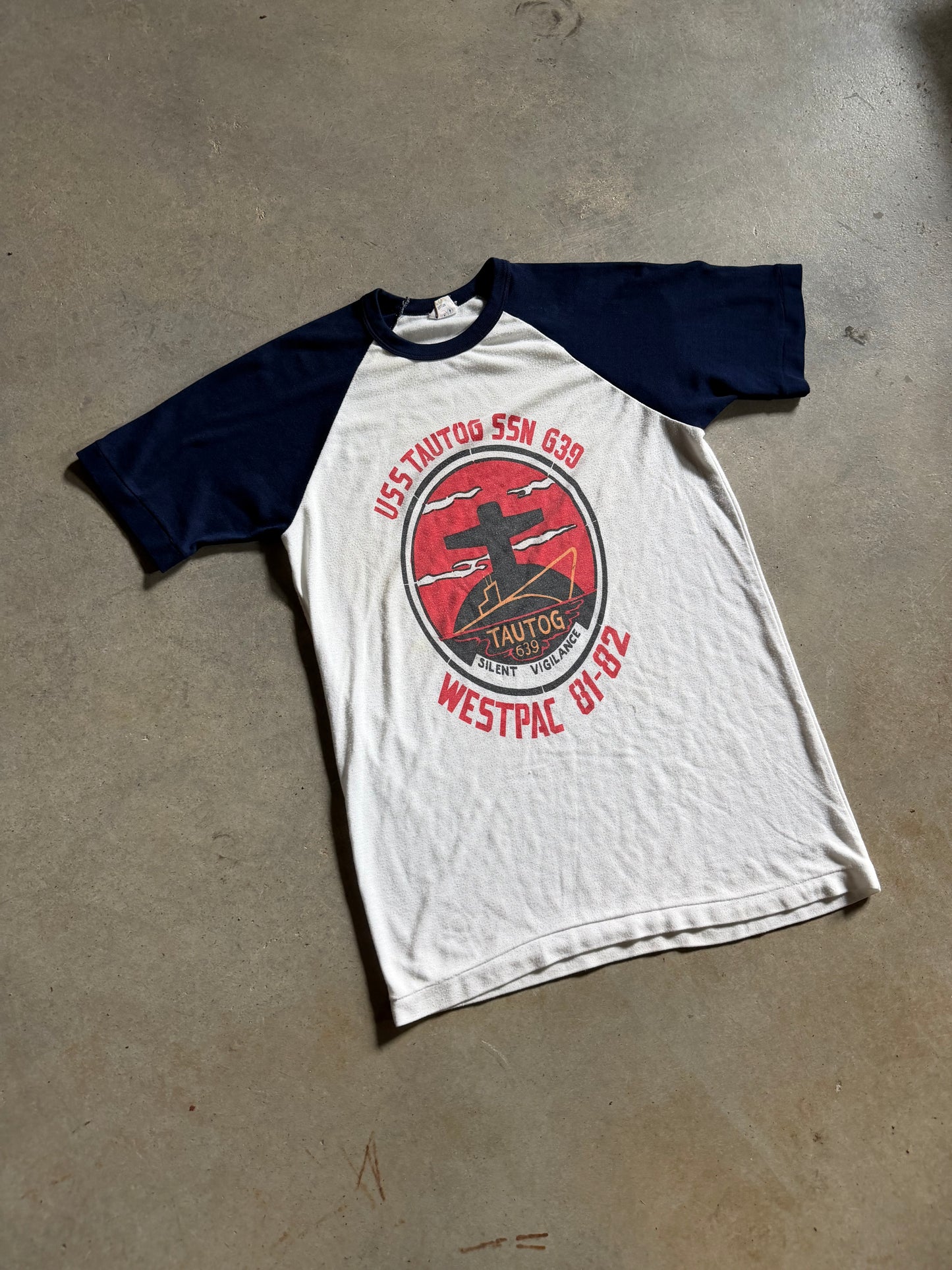 VTG USS Tauto SSN 639 Tee Sz M