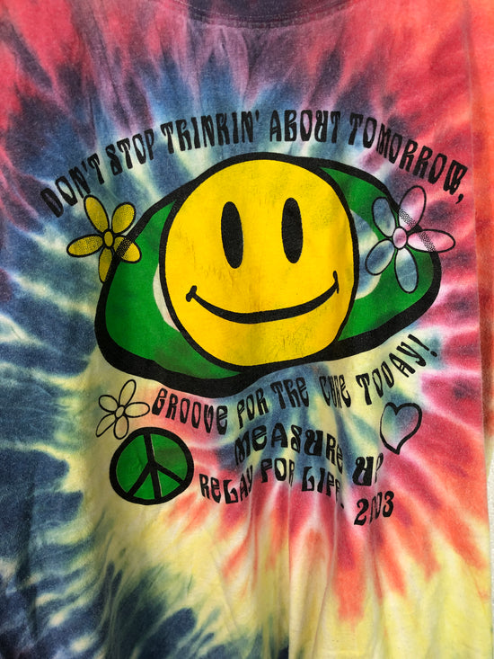 VTG Relay For Life Tie-Die Tee Sz M
