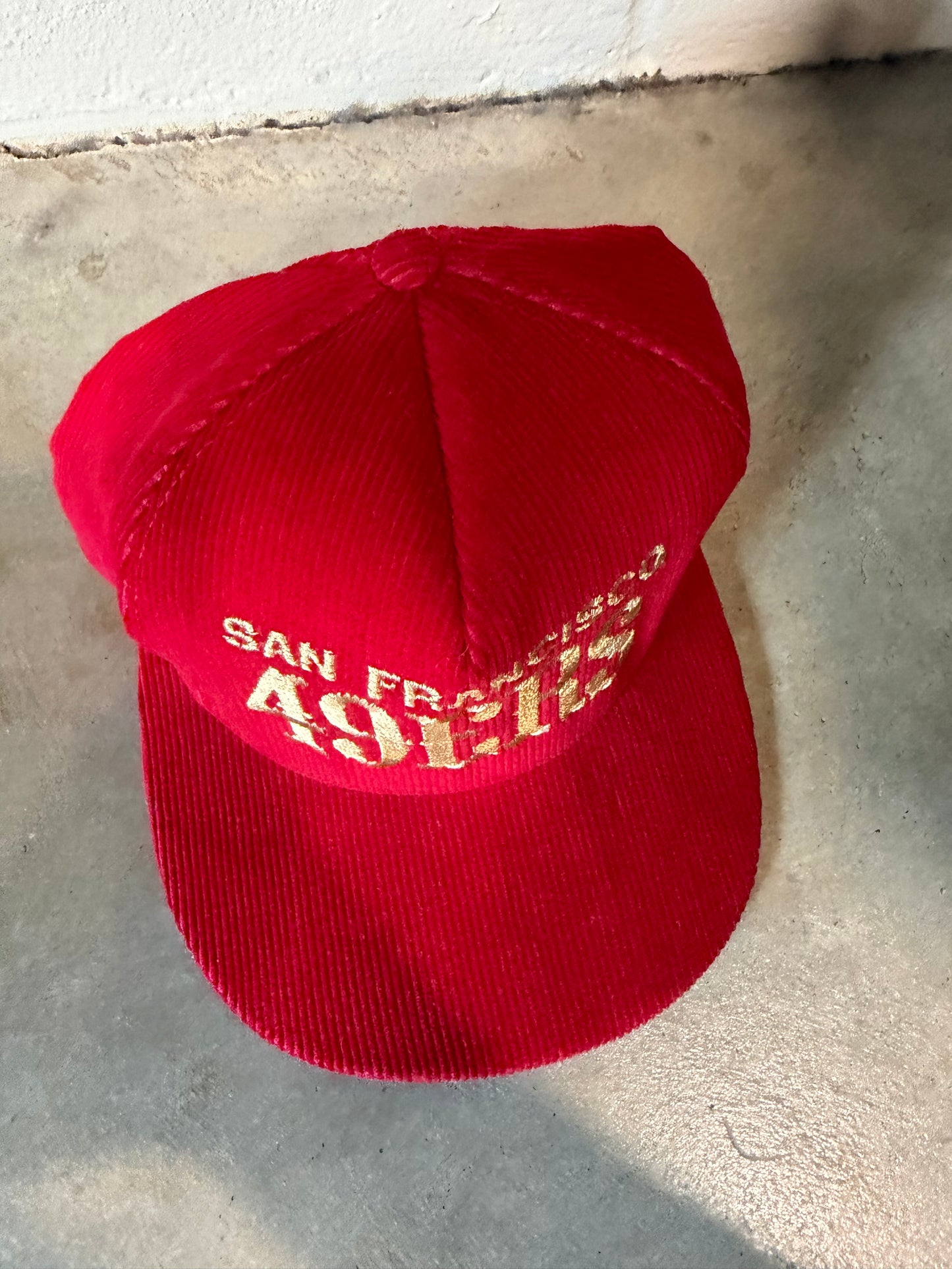 VTG San Francisco 49ers AJD Corduroy Hat