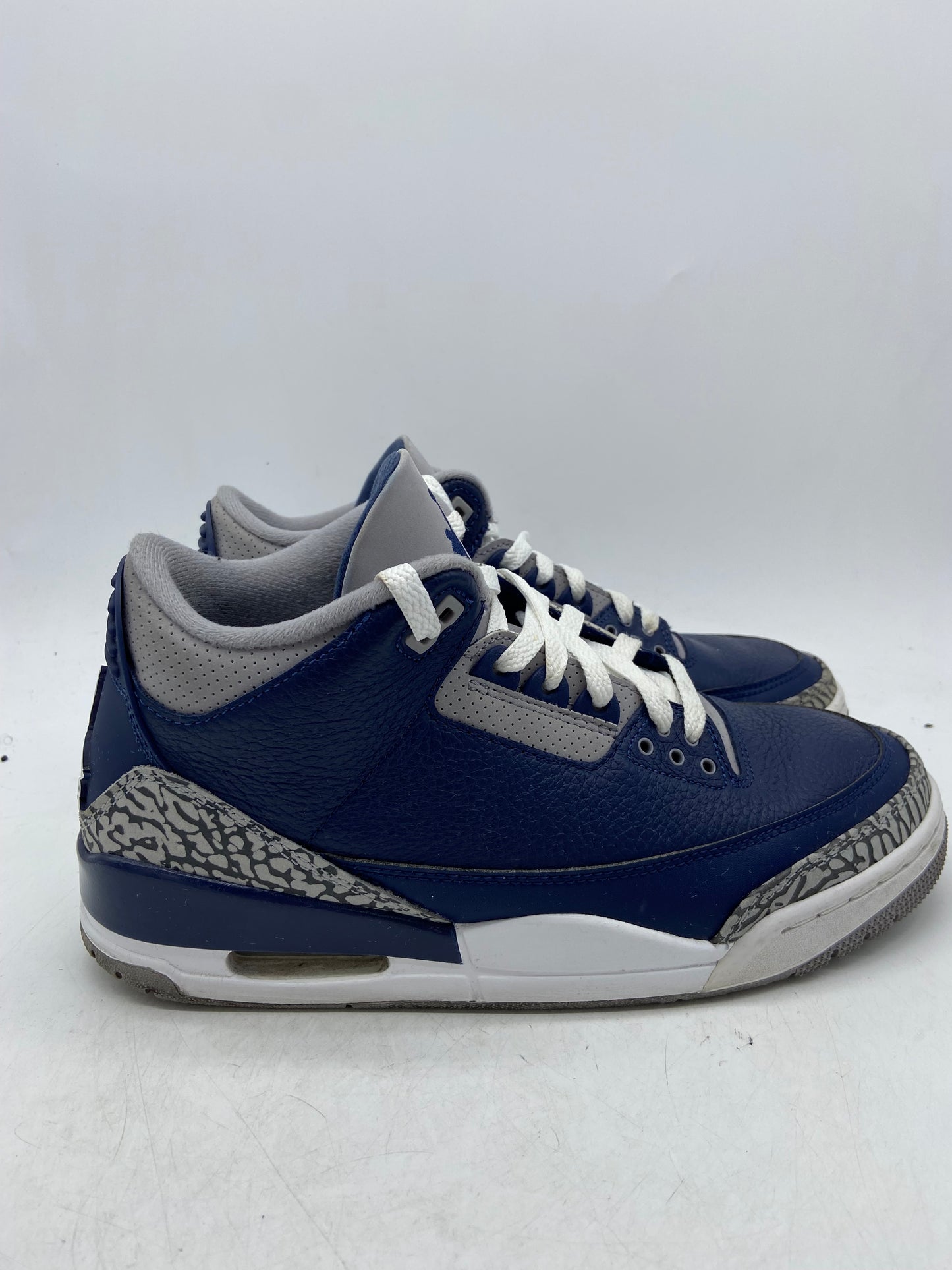 Preowned Jordan 3 Retro Georgetown (2021) Sz 9M/10.5W - CT8532-401