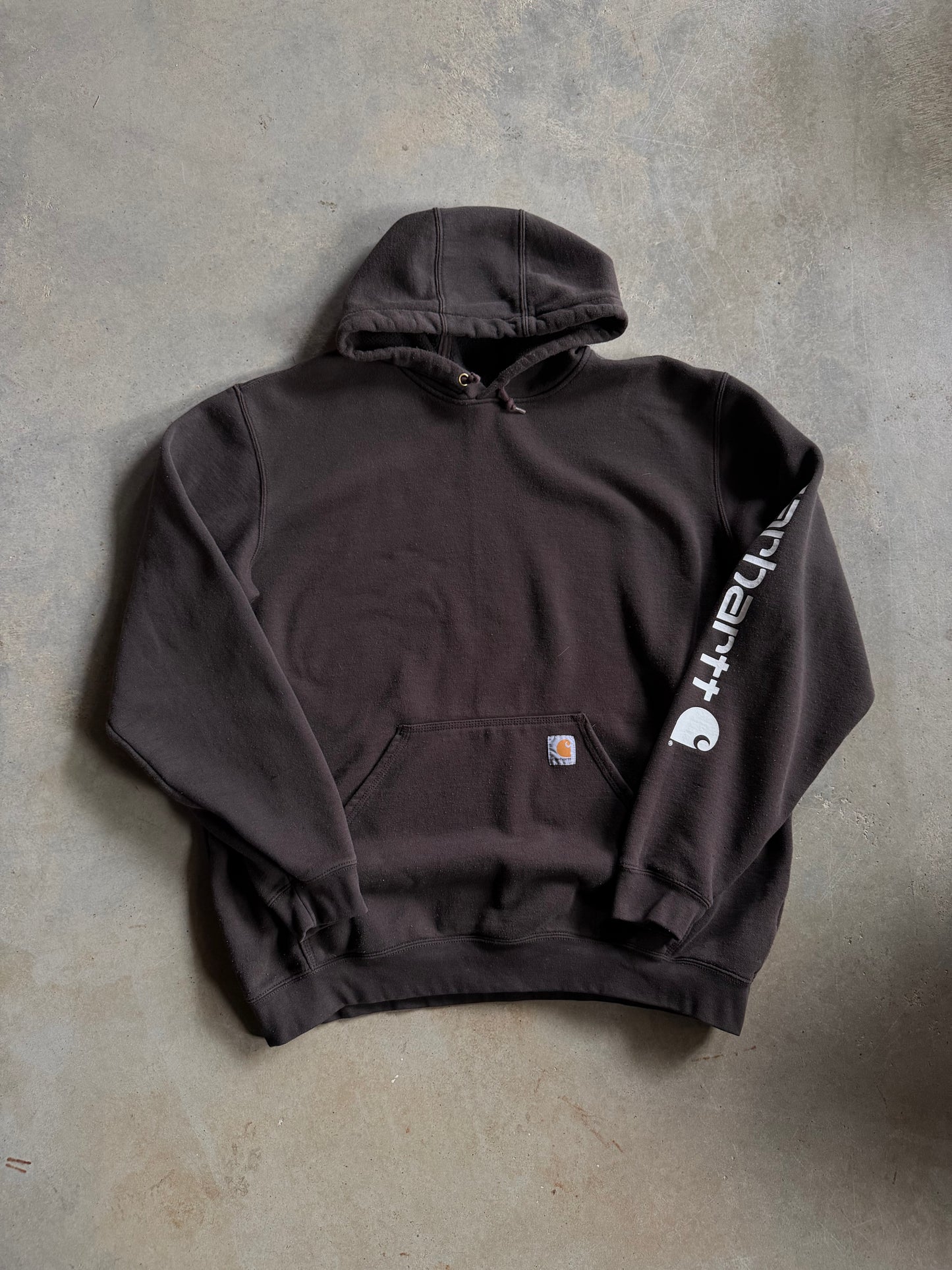 Carhartt Brown Hoodie Sz XL Tall
